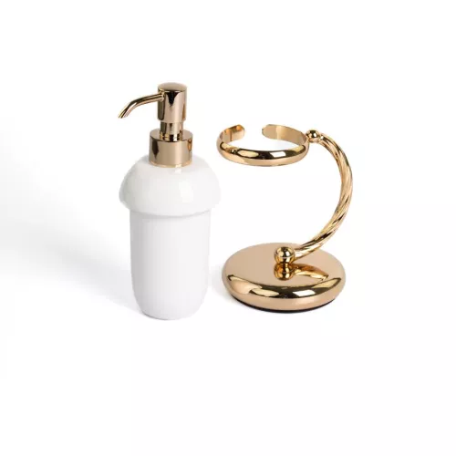 Stil Haus Giunone  настольный керамический дозатор   золото, изображение 3