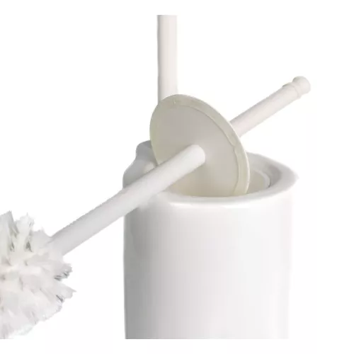 Stil Haus Hashi  cтойка: бумагодержатель + ерш керамический   белый матовый - белая керамика, изображение 5