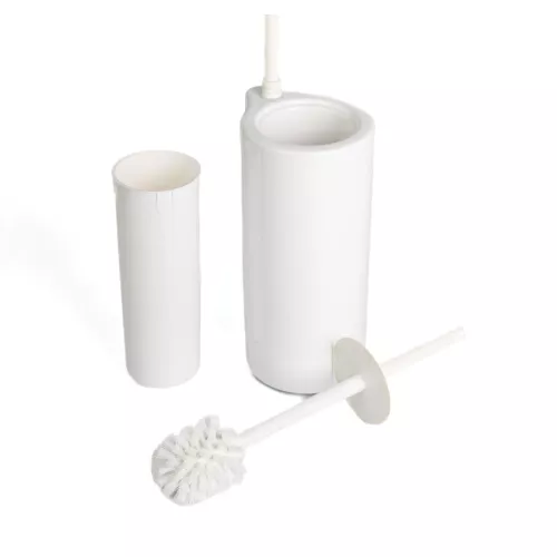 Stil Haus Hashi  cтойка: бумагодержатель + ерш керамический   белый матовый - белая керамика, изображение 6