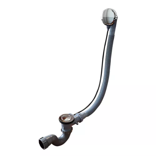 Слив-перелив Radomir полуавтомат (хром, с сифоном)