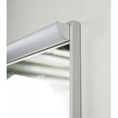 Зеркало BelBagno в алюминиевой раме с подсветкой с сенсорным выключателем UNO, Выбрать размер: 100, изображение 4