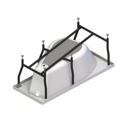 Ванна акриловая Radomir  Миранда 168х95 см, левая, с фронт.панелью, изображение 7