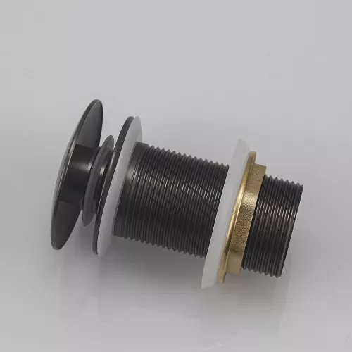 Донный клапан ACWEN для раковины клик-клак без перелива хром, изображение 4