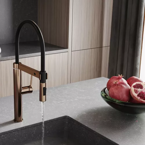 WasserKRAFT A8897 Смеситель для кухни сенсорный, Выбрать цвет: Розовое золото, изображение 2