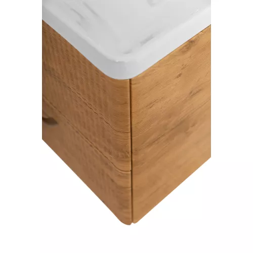 Тумба с раковиной подвесная BelBagno DUE Rovere Nature, Выбрать цвет: Дуб Натуральный, Выбрать размер: 50, изображение 7