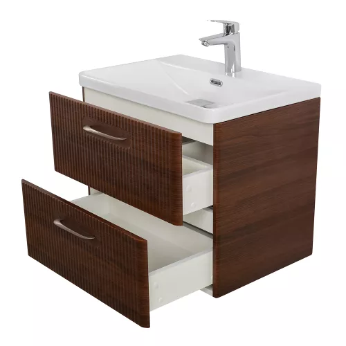 Тумба с раковиной подвесная BelBagno DUE Noce, Выбрать цвет: Орех, Выбрать размер: 50, изображение 6