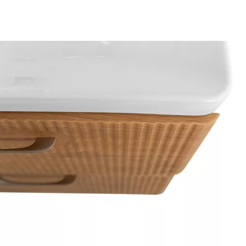 Тумба с раковиной подвесная BelBagno DUE Rovere Nature, Выбрать цвет: Дуб Натуральный, Выбрать размер: 50, изображение 6