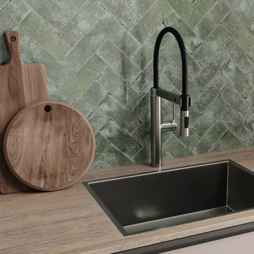 WasserKRAFT A8827 Смеситель для кухни сенсорный, Выбрать цвет: Никель, изображение 2