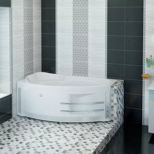 Ванна акриловая Radomir София 169х99 левая,  с фронт. панелью, изображение 6