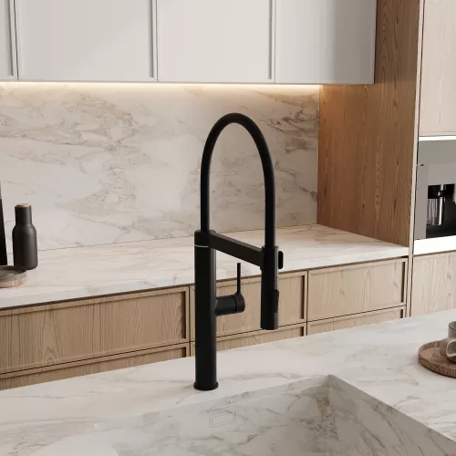 WasserKRAFT A8867 Смеситель для кухни сенсорный, Выбрать цвет: Черный, изображение 3