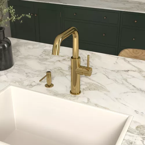 WasserKRAFT A8577 Смеситель для кухни с подключением к фильтру, Выбрать цвет: Золото, изображение 3