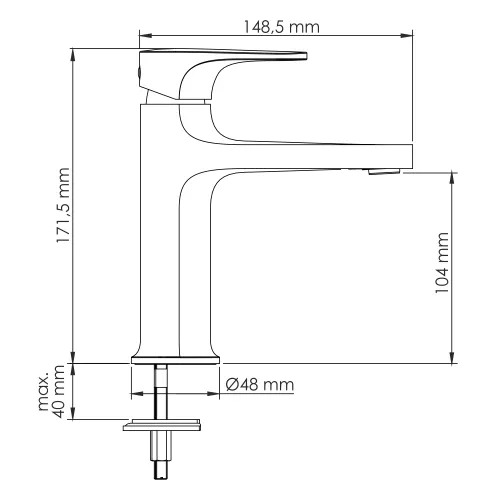 WasserKRAFT Weida 3103 Смеситель для умывальника, изображение 11