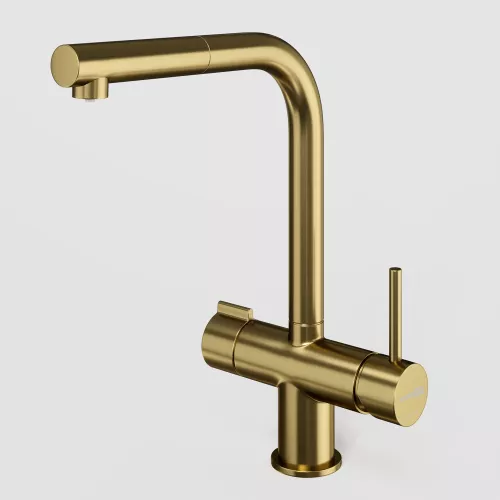 WasserKRAFT A8987 Смеситель для кухни под фильтр, Выбрать цвет: Золото матовое, изображение 2