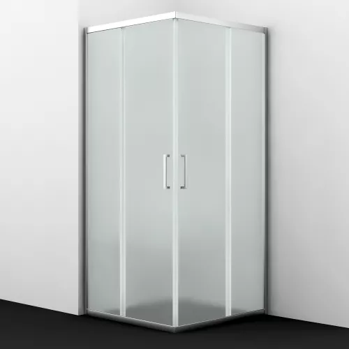 Душевой уголок квадратный WasserKRAFT Main 41S03 Matt glass 90х90 матовое стекло, Цвет стекла: матовое, Цвет профиля: Хром, Выбрать размер: 90х90, изображение 2