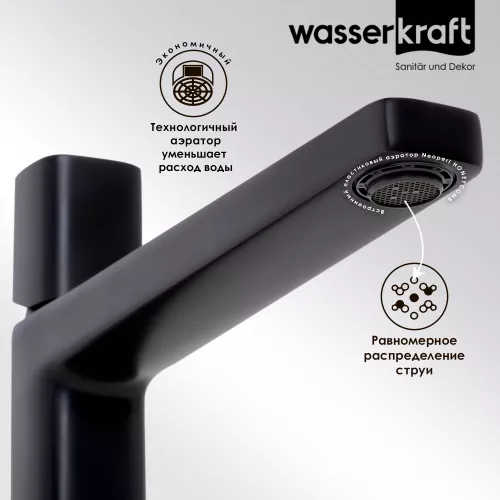WasserKRAFT Nuthe 9103H Смеситель для умывальника, изображение 3