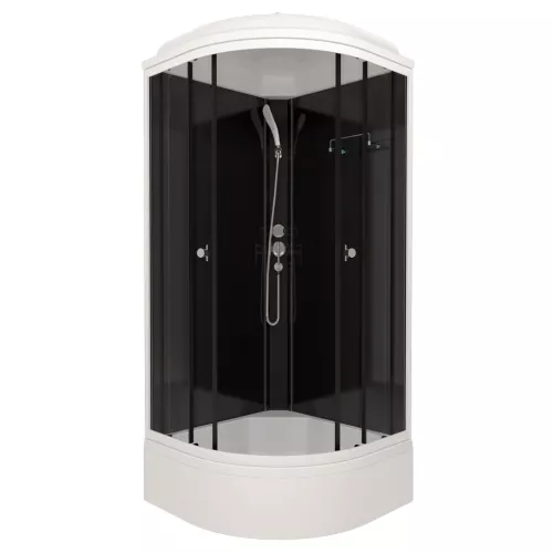 Душевая кабина  Triton "ТОП" 90х90 В средний поддон, Цвет стекла: прозрачное, Цвет профиля: Белый, Тип поддона: Средний, изображение 6