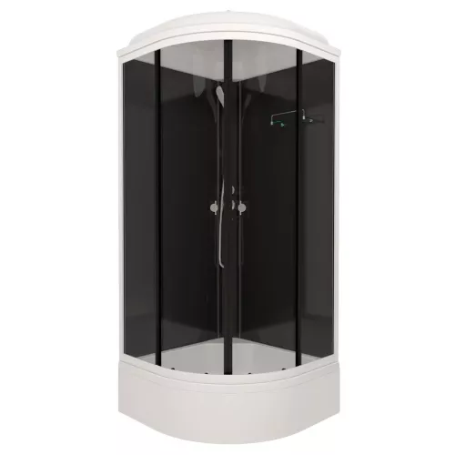 Душевая кабина  Triton "ТОП" 90х90 В средний поддон, Цвет стекла: прозрачное, Цвет профиля: Белый, Тип поддона: Средний, изображение 7