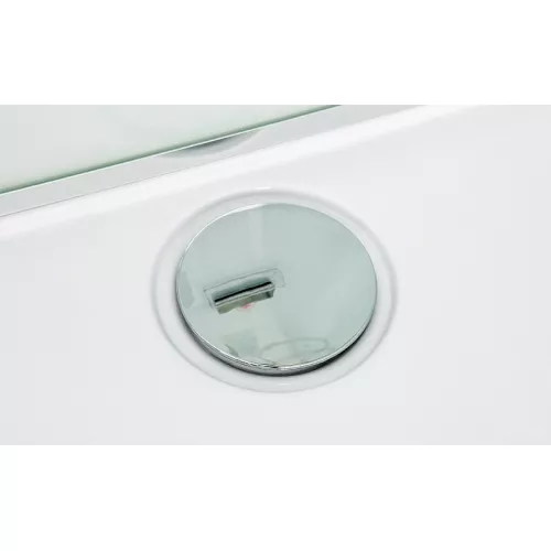 Душевая кабина с паром и гидромассажем квадратная Bandhours BETA L/R, Цвет стекла: прозрачное, Высота поддона: 15, Цвет профиля: Хром, Тип поддона: Низкий, Выбрать размер: 90x90, Ориентация: левая, изображение 7