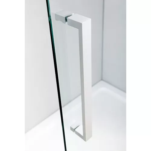 Душевая кабина с паром и гидромассажем квадратная Bandhours BETA L/R, Цвет стекла: прозрачное, Высота поддона: 15, Цвет профиля: Хром, Тип поддона: Низкий, Выбрать размер: 90x90, Ориентация: левая, изображение 4