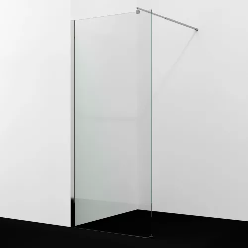 Душевая перегородка WasserKRAFT Rur 30W прозрачное/хром, Цвет стекла: прозрачное, Цвет профиля: Хром, Цвет профиля (вариация): Серебро, Выбрать размер: 110, изображение 2