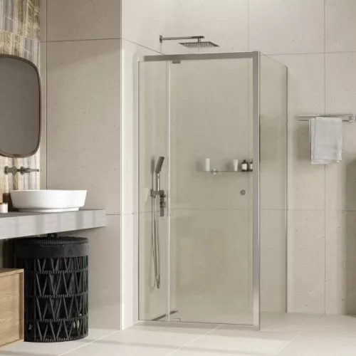 Душевой уголок WasserKRAFT  Aula 11P  прозрачное/хром, Цвет стекла: прозрачное, Цвет профиля (вариация): Хром, Выбрать размер: 90х90, изображение 11