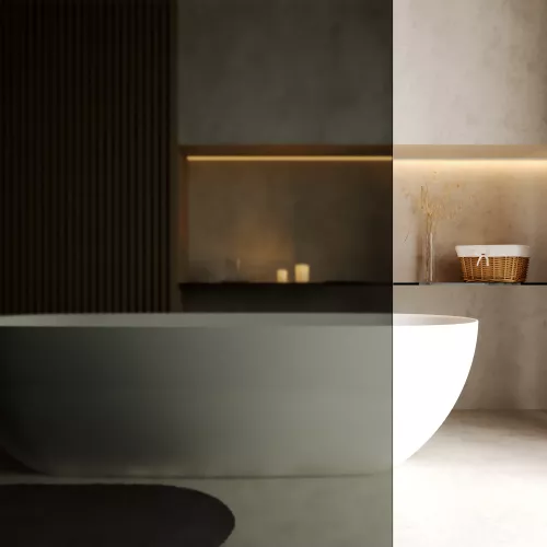 Душевая перегородка WasserKRAFT Rur 30W GR-TG тонирован/графит, Цвет стекла: тонированное, Цвет профиля: Серый, Цвет профиля (вариация): Графит, Выбрать размер: 90, изображение 5