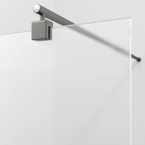 Душевая перегородка WasserKRAFT Rur 30W GR-MG матовое/графит, Цвет стекла: матовое, Цвет профиля: Серый, Цвет профиля (вариация): Графит, Выбрать размер: 110, изображение 3