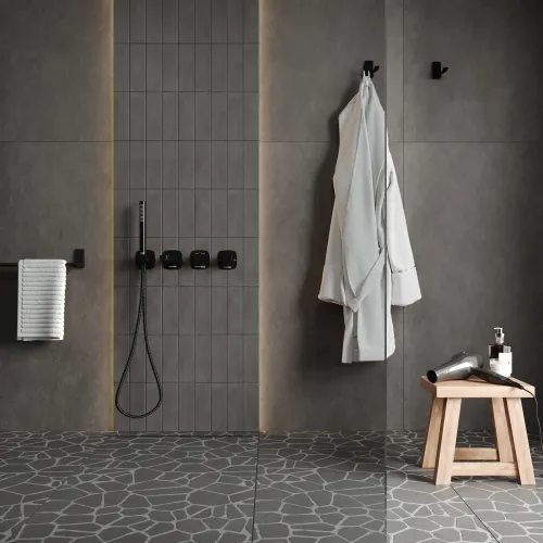 Душевая перегородка WasserKRAFT Rur 30W RG прозрачное/розовое золото, Цвет стекла: прозрачное, Цвет профиля: Розовое золото, Цвет профиля (вариация): Розовое золото, Выбрать размер: 110, изображение 4