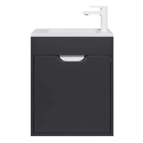 Тумба подвесная Uperwood Modul , черная матовая, Выбрать цвет: Черный матовый, Выбрать размер: 50, изображение 14