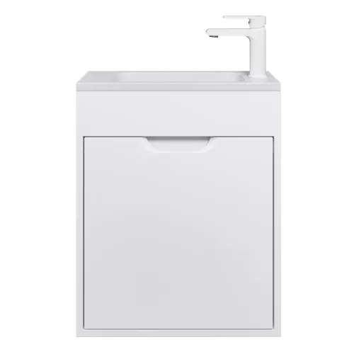 Тумба подвесная Uperwood Modul  белая матовая, Выбрать цвет: Белый матовый, Выбрать размер: 50, изображение 15