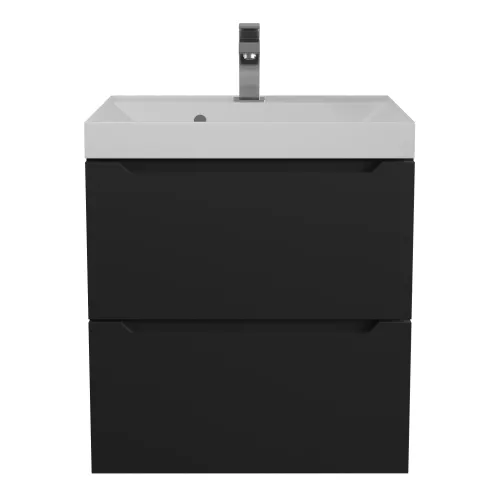 Тумба подвесная  Uperwood Tanos черная матовая, Выбрать цвет: Черный матовый, Выбрать размер: 50, изображение 8