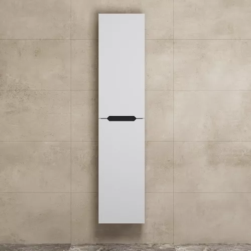 Шкаф-пенал подвесной  Uperwood Tanos   33х150 см, универсальный, белый/графит, Выбрать цвет: Белый/графит