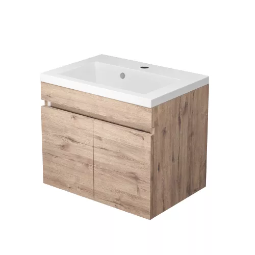 Тумба подвесная Uperwood Eva, 50 см,  Крафт Табачный, с дверцами, Выбрать цвет: Крафт Табачный, Выбрать размер: 50, изображение 10