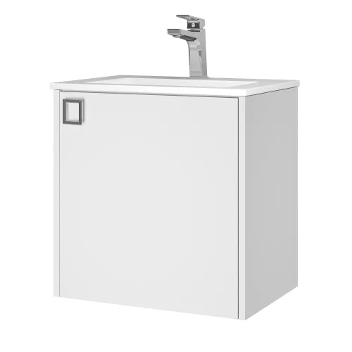 Тумба подвесная Uperwood Aurora 50 см, белый матовый, Выбрать цвет: Белый матовый, изображение 7