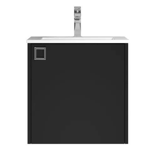 Тумба подвесная Uperwood Aurora 50 см, черный матовый, Выбрать цвет: Черный матовый, изображение 8