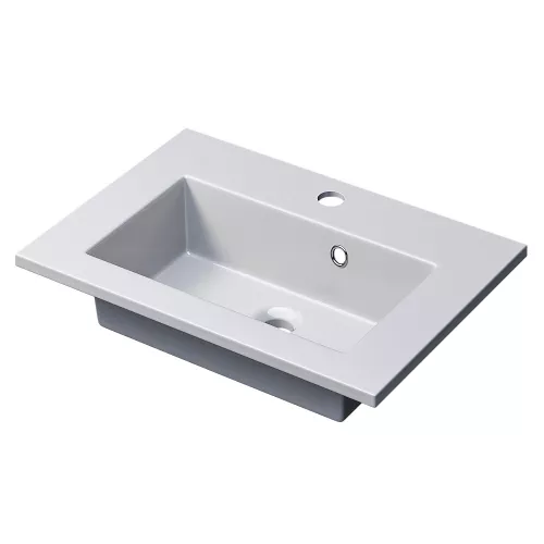 Тумба подвесная Uperwood Aurora 50 см, белый матовый, Выбрать цвет: Белый матовый, изображение 9