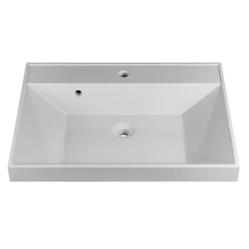 Раковина для ванной  Uperwood Classic, белая глянцевая, Выбрать цвет: Белый, Выбрать размер: 60, изображение 2