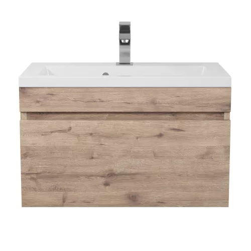 Тумба подвесная Uperwood Eva  Крафт Табачный, выдвижной ящик, Выбрать цвет: Крафт Табачный, Выбрать размер: 60, изображение 10