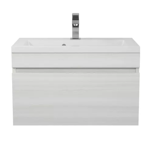 Тумба подвесная  Uperwood Eva  Дуб Харбор Белый, выдвижной ящик, Выбрать цвет: Дуб Харбор Белый, Выбрать размер: 60, изображение 9