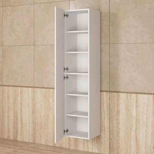 Шкаф-пенал Uperwood Foster NEW 36х160 см, белый, Выбрать цвет: Белый матовый, изображение 2