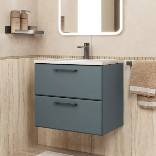 Тумба подвесная Uperwood Foster New серый графит, Выбрать цвет: Серый графит, Выбрать размер: 60