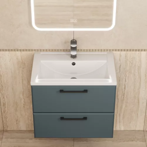 Тумба подвесная Uperwood Foster New серый графит, Выбрать цвет: Серый графит, Выбрать размер: 60, изображение 4