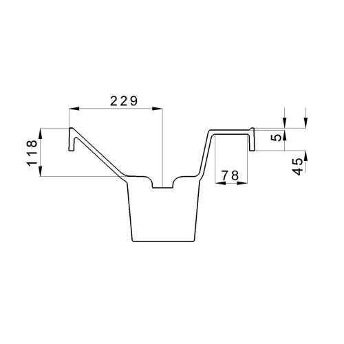 Раковина для ванной Uperwood Classic 120х45х14 см, двойная, белая глянцевая, изображение 7