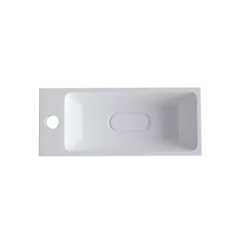 Раковина для ванной Uperwood Modul  белая глянцевая, Выбрать цвет: Белый, Выбрать размер: 50, изображение 2