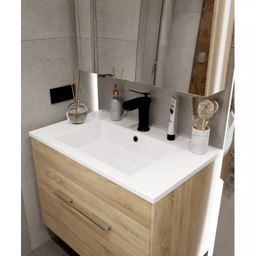 Раковина для ванной Uperwood May 80х48х14,2 см, белая глянцевая, изображение 2