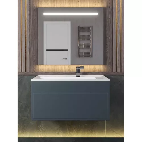 Раковина для ванной Uperwood Lotus Premium , белая матовая, Выбрать цвет: Белый матовый, Выбрать размер: 80, изображение 5