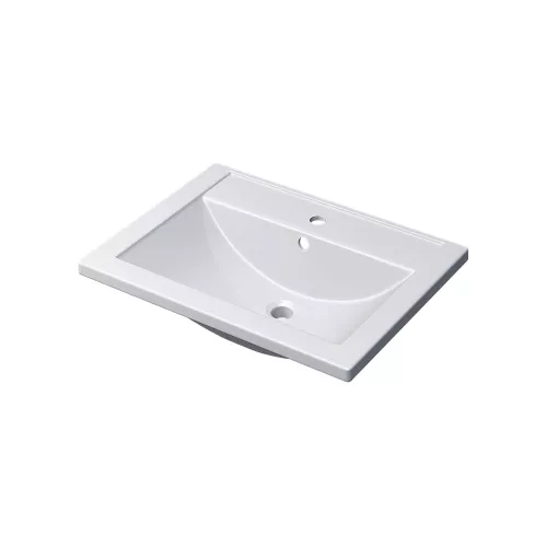 Раковина для ванной Uperwood Foster 60 см, белая глянцевая