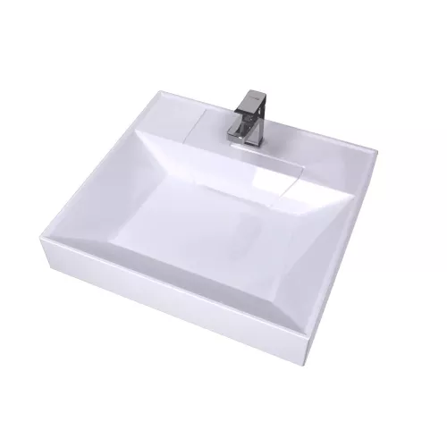 Раковина над стиральной машиной Uperwood Top 60х55х11 см, белая глянцевая, Выбрать цвет: Белый, изображение 2