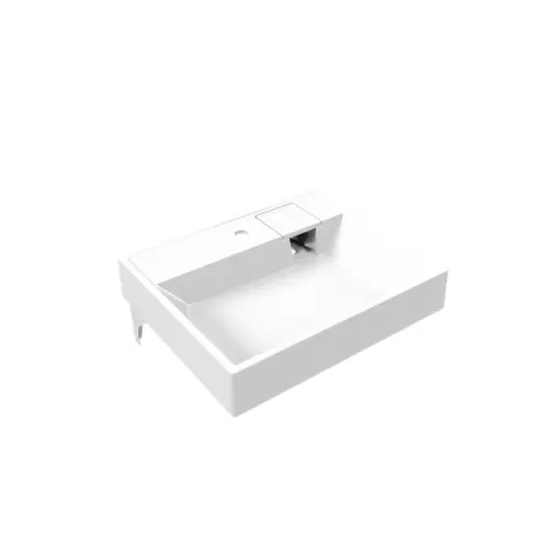 Раковина над стиральной машиной Uperwood Naomi белая глянцевая, Выбрать размер: 60х50, изображение 5