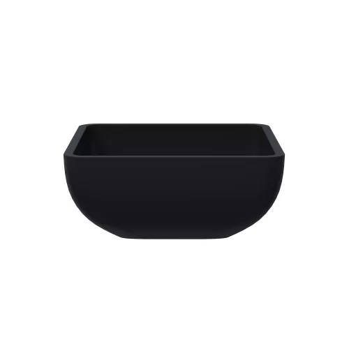 Раковина для ванной накладная Uperwood Florida квадратная, бетон, цвет черный, Выбрать цвет: Черный, изображение 3